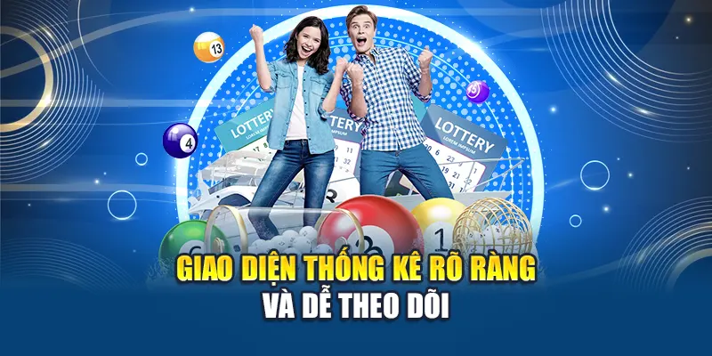 Giao diện thống kê rõ ràng và dễ theo dõi