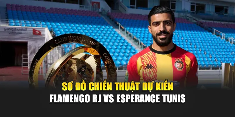 Sơ đồ chiến thuật dự kiến Flamengo RJ vs Esperance Tunis